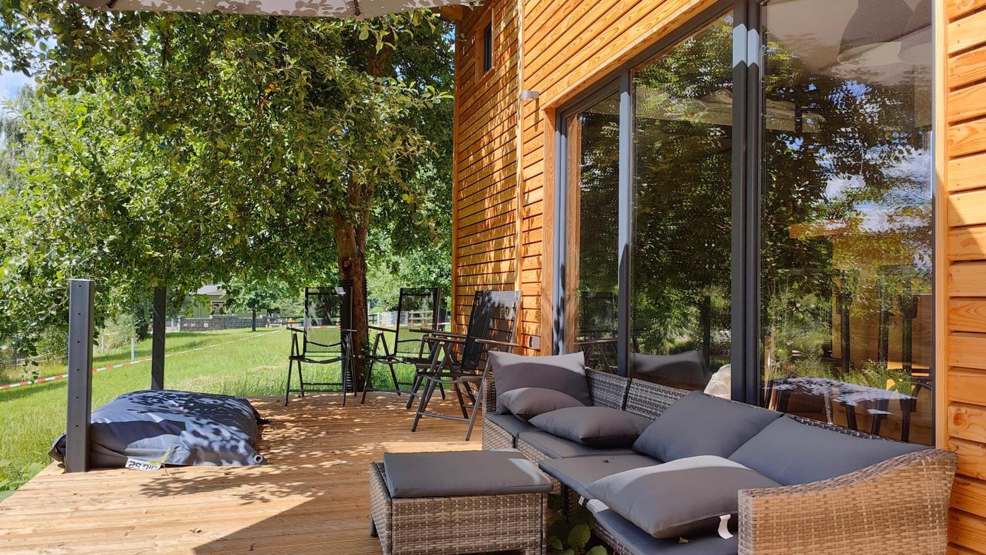 Tinyhousebeidresden 3 Fuer 2 - 7 Personen, Naehe Saechsische Schweiz, Dresden, Mit Badeteich Villa Großharthau Exterior foto
